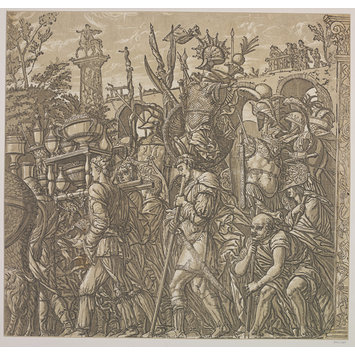 Woodcut - The Triumph of Julius Cæsar Woodcut - The Triumph of Julius Cæsar