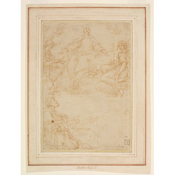 Drawing - Ascension of the Virgin Drawing - Ascension of the Virgin