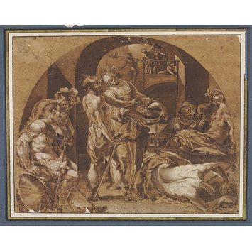 Drawing - Beheading of St. John the Baptist Drawing - Beheading of St. John the Baptist