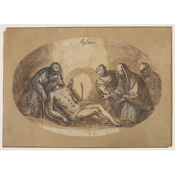 Drawing - Dead Christ Drawing - Dead Christ