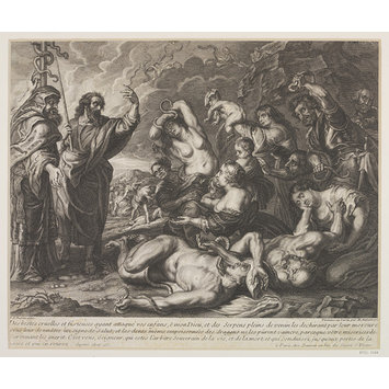 Print - The Children of Israel and the Plague of Fiery Serpents Print - The Children of Israel and the Plague of Fiery Serpents