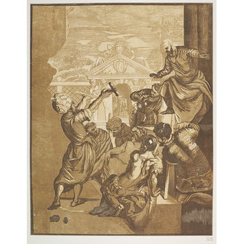 Woodcut - The Martyrdom of a Servant Woodcut - The Martyrdom of a Servant