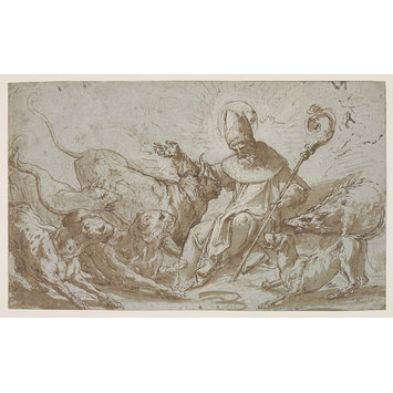 Drawing - St Anthony of Padua Drawing - St Anthony of Padua