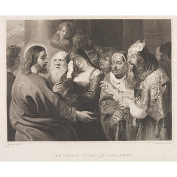 Print - The Woman Taken in Adultery Print - The Woman Taken in Adultery