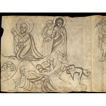 Drawing - St George and the Dragon , the Virgin and Child, Christ and His Disciples, in Gethsemane, Christ scourged, Christ mocked, the Crucifixion and Taking Down from the Cross. Drawing - St George and the Dragon , the Virgin and Child, Christ and His Disciples, in Gethsemane, Christ scourged, Christ mocked, the Crucifixion and Taking Down from the Cross.