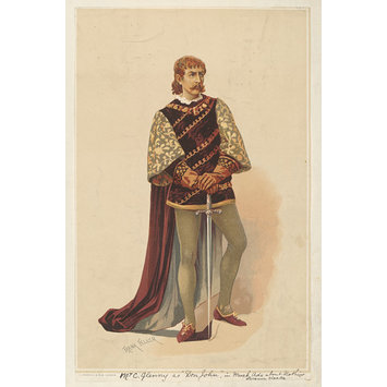 Print - Charles Glenney as Don Juan in 'Much Ado About Nothing' Print - Charles Glenney as Don Juan in 'Much Ado About Nothing'