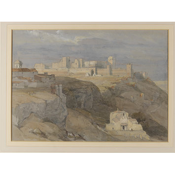 Watercolour - The Alcazar of Carmona, Andalusia Watercolour - The Alcazar of Carmona, Andalusia