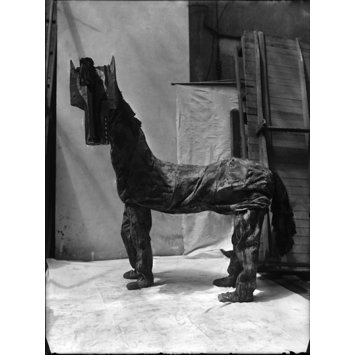 Photographic plate - Parade, Diaghilev Ballets Russes, 1917 Photographic plate - Parade, Diaghilev Ballets Russes, 1917