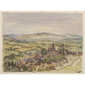 Watercolour - Shaftesbury St. James Watercolour - Shaftesbury St. James