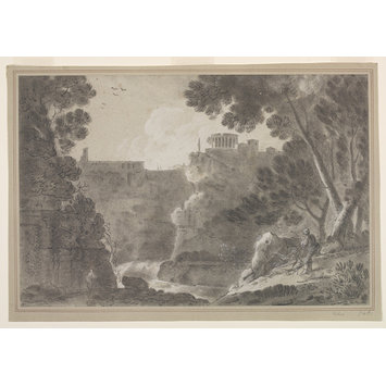 Drawing - Grotto of the Sibyl at Tivoli Drawing - Grotto of the Sibyl at Tivoli