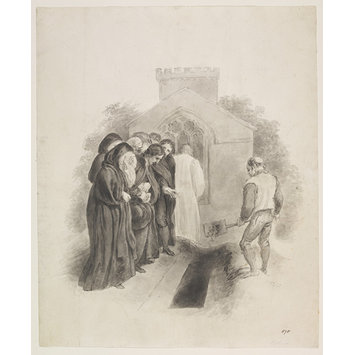 Drawing - Burying the Dead Drawing - Burying the Dead