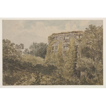 Watercolour - Berry Pomeroy Castle Watercolour - Berry Pomeroy Castle