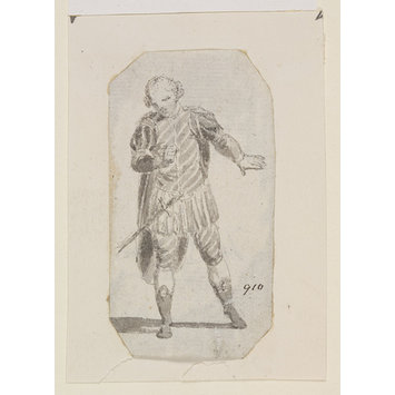 Drawing - Mr. Garrick in the character of Periander, in Eurydice Drawing - Mr. Garrick in the character of Periander, in Eurydice