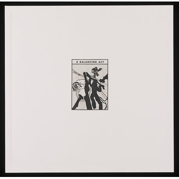 Print - A balancing act. One plate from the suite of 20 prints entitled 'Trust Me' Print - A balancing act. One plate from the suite of 20 prints entitled 'Trust Me'