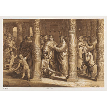 Print - The Healing of the Lame Man Print - The Healing of the Lame Man