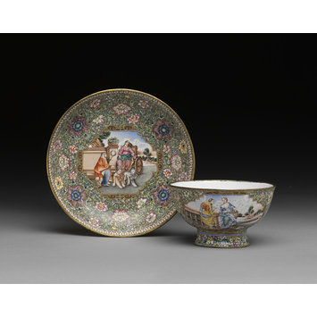 Cup and saucer Cup and saucer