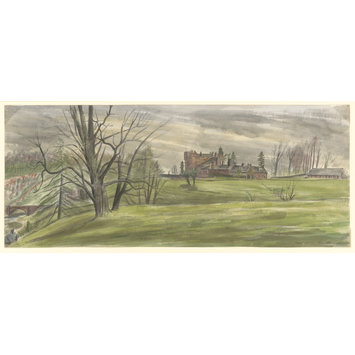 Watercolour - Askham Hall, Westmorland Watercolour - Askham Hall, Westmorland
