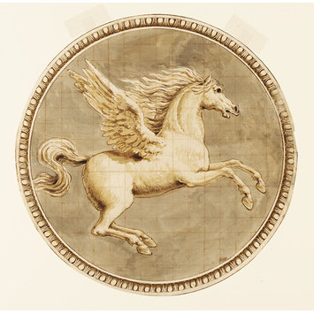 Drawing - The Winged Horse Pegasus Drawing - The Winged Horse Pegasus