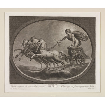 Print - Planets on the ceiling of the Sala Borgia in the Vatican Print - Planets on the ceiling of the Sala Borgia in the Vatican