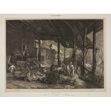 Print - The Cow-House Print - The Cow-House