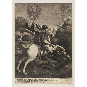 Print - St. George and the Dragon Print - St. George and the Dragon