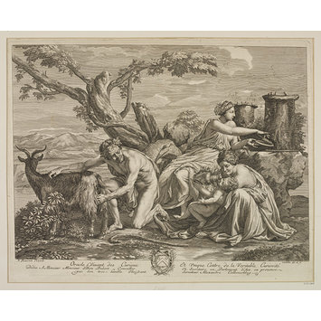 Print - Jupiter nourished by the Corybantes Print - Jupiter nourished by the Corybantes