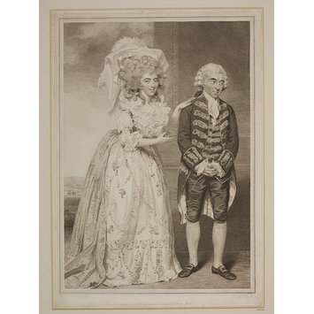 Print - Miss Farren and Mr. King, as Lady Emily and Sir Clement Flint Print - Miss Farren and Mr. King, as Lady Emily and Sir Clement Flint