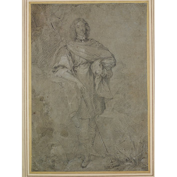 Drawing - Sir Philip Sidney in the character of Author of ye Arcadia Drawing - Sir Philip Sidney in the character of Author of ye Arcadia