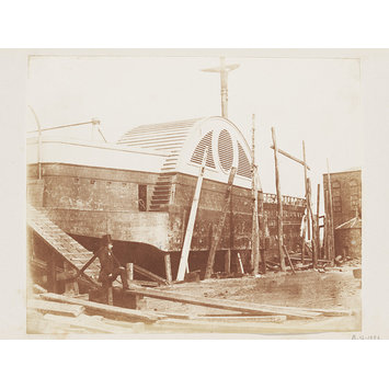 Photograph - Paddle steamer in dry dock Photograph - Paddle steamer in dry dock