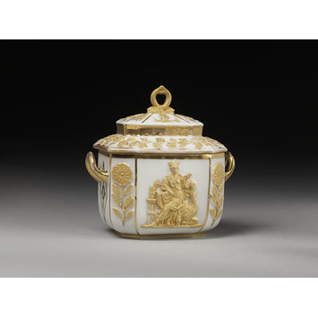 Sugar pot and cover Sugar pot and cover