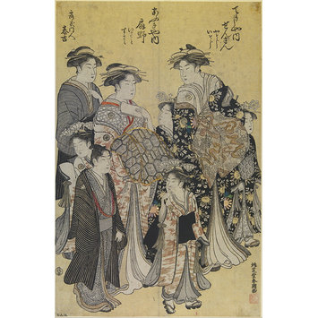 Woodblock print Woodblock print