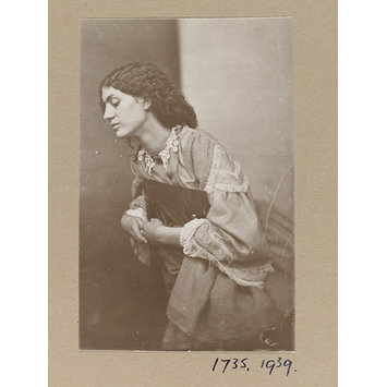 Photograph - Jane Morris, posed by Rossetti Photograph - Jane Morris, posed by Rossetti