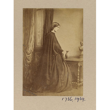 Photograph - Jane Morris, posed by Rossetti Photograph - Jane Morris, posed by Rossetti