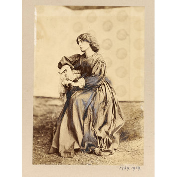 Photograph - Jane Morris, posed by Rossetti Photograph - Jane Morris, posed by Rossetti