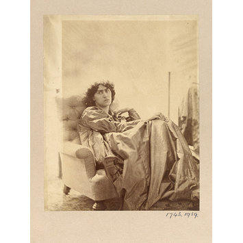 Photograph - Jane Morris, posed by Rossetti Photograph - Jane Morris, posed by Rossetti