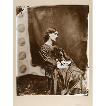 Photograph - Jane Morris, posed by Rossetti Photograph - Jane Morris, posed by Rossetti