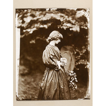 Photograph - Jane Morris, posed by Rossetti Photograph - Jane Morris, posed by Rossetti