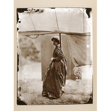 Photograph - Jane Morris, posed by Rossetti Photograph - Jane Morris, posed by Rossetti