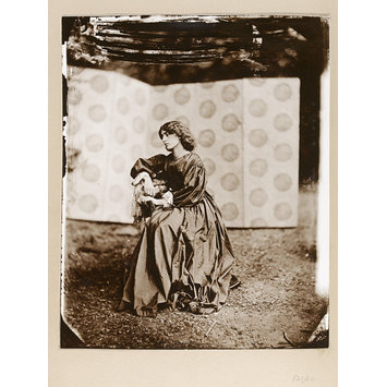 Photograph - Jane Morris, posed by Rossetti Photograph - Jane Morris, posed by Rossetti