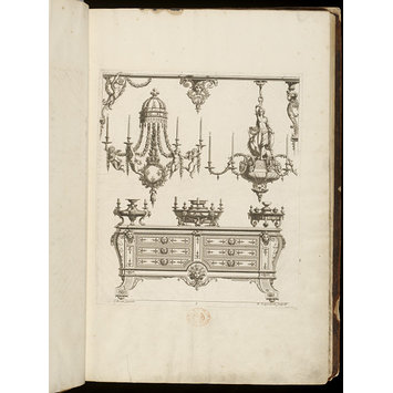 Engraving - Ornemens inventez par Jean Bérain Engraving - Ornemens inventez par Jean Bérain