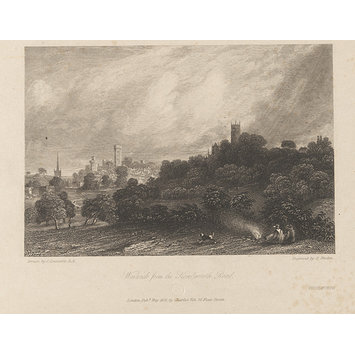 Print - Warwick from Kenilworth Road Print - Warwick from Kenilworth Road
