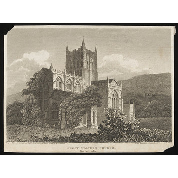 Print - Great Malvern Church, Worcestershire Print - Great Malvern Church, Worcestershire