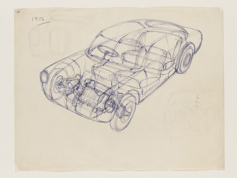  Drawing Sir Alec Issigonis V A Explore The Collections