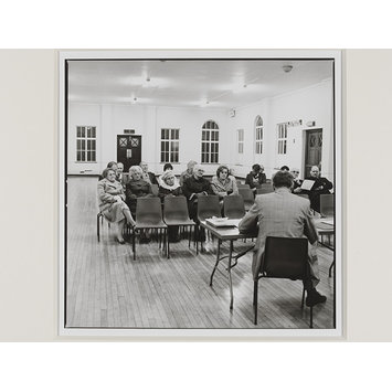 Photograph - 'Committee meeting of the Boksburg branch of the National Party, in the the Town Hall, Boksburg', gelatin silver print by David Goldblatt, 1980. Photograph - 'Committee meeting of the Boksburg branch of the National Party, in the the Town Hall, Boksburg', gelatin silver print by David Goldblatt, 1980.