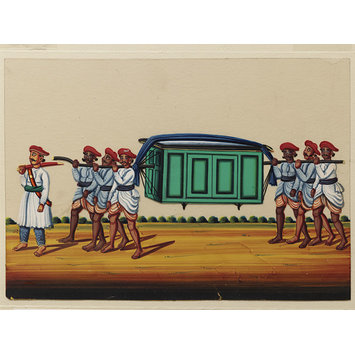 Painting - One of ten paintings of occupations and one of buildings. Painting - One of ten paintings of occupations and one of buildings.