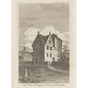 Print - Antient Stone Building, near Tewksbury Gloucestershire Print - Antient Stone Building, near Tewksbury Gloucestershire