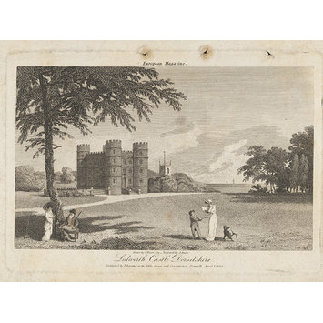 Etching - Lulworth Castle, Dorsetshire Etching - Lulworth Castle, Dorsetshire