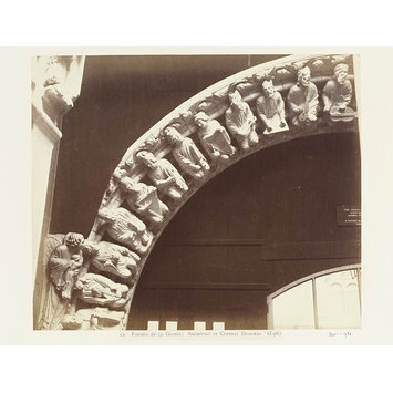 Photograph - Portico de la Gloria; Archivolt of Central Doorway (Left) Photograph - Portico de la Gloria; Archivolt of Central Doorway (Left)