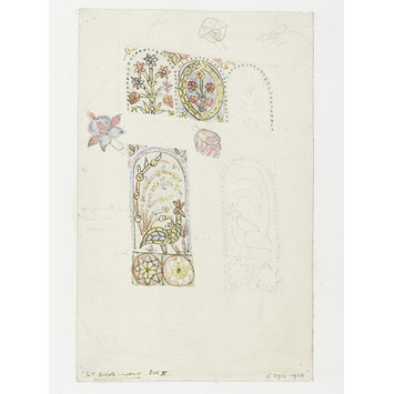 Record drawing of stained glass Record drawing of stained glass