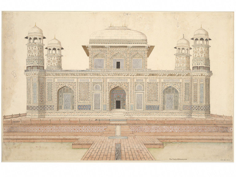 Fifteen Drawings Of Mughal Architecture And Ornamental Detail On Mughal ...